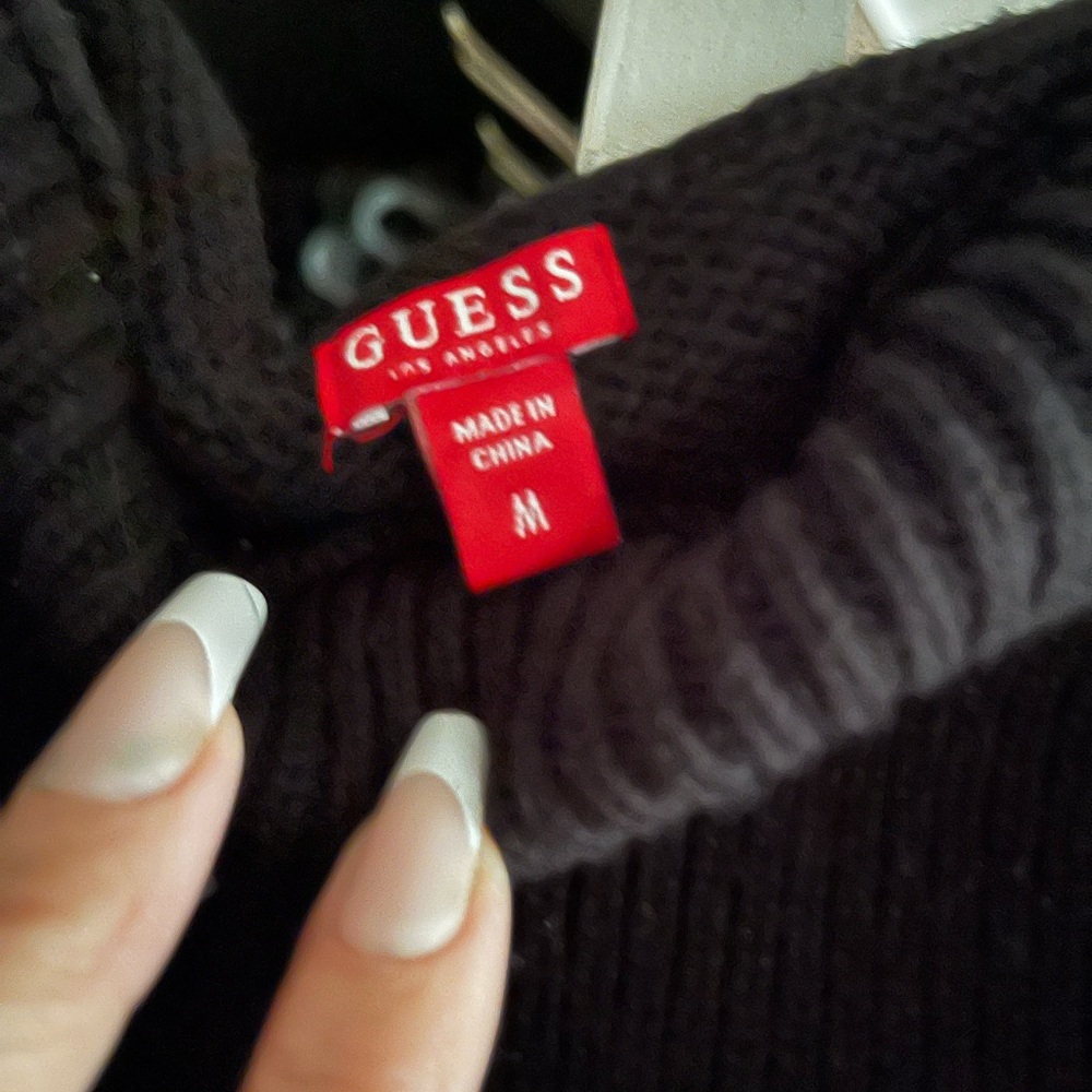 Guess Charcoal Knit Sweater dress